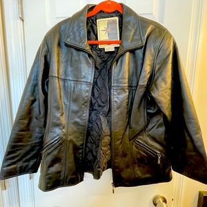 Middlebrook Park, genuine leather motorcycle jacket size PL